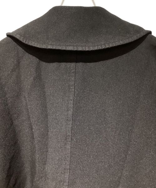 COMME des GARCONS（コムデギャルソン）COMME des GARCONS (コムデギャルソン) ポリ縮オーバーサイズコート ブラック サイズ:Mの古着・服飾アイテム