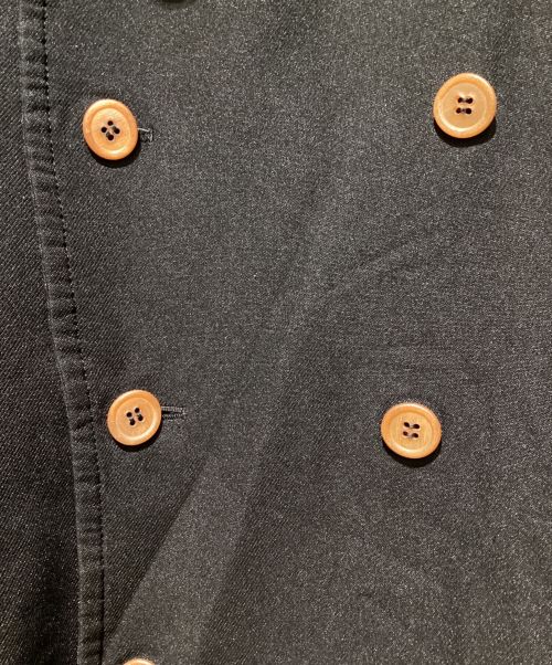 COMME des GARCONS（コムデギャルソン）COMME des GARCONS (コムデギャルソン) ポリ縮オーバーサイズコート ブラック サイズ:Mの古着・服飾アイテム