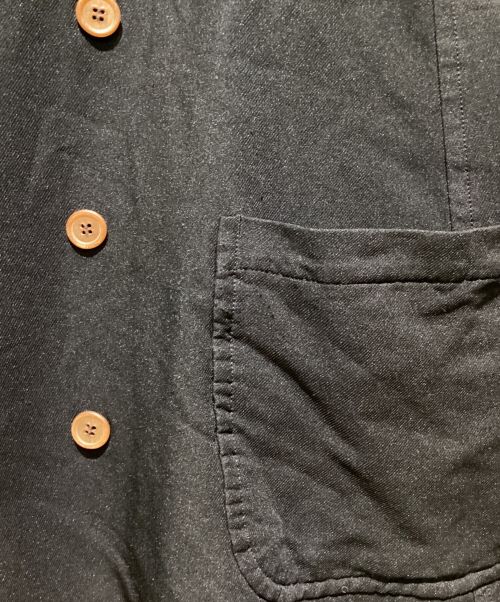 COMME des GARCONS（コムデギャルソン）COMME des GARCONS (コムデギャルソン) ポリ縮オーバーサイズコート ブラック サイズ:Mの古着・服飾アイテム