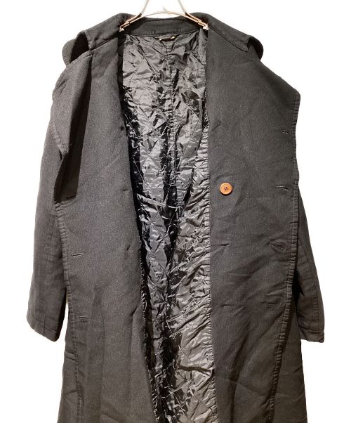 COMME des GARCONS（コムデギャルソン）COMME des GARCONS (コムデギャルソン) ポリ縮オーバーサイズコート ブラック サイズ:Mの古着・服飾アイテム