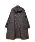 COMME des GARCONS（コムデギャルソン）の古着「ポリ縮オーバーサイズコート」｜ブラック