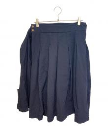 COMME des GARCONS（コムデギャルソン）の古着「デザインスカート」｜ネイビー