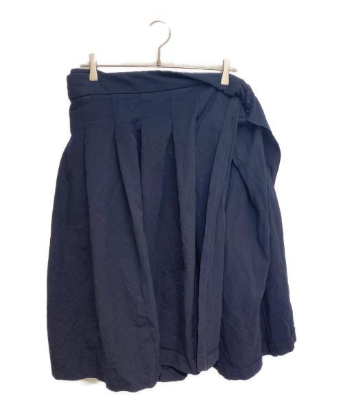 COMME des GARCONS（コムデギャルソン）COMME des GARCONS (コムデギャルソン) デザインスカート ネイビー サイズ:Mの古着・服飾アイテム
