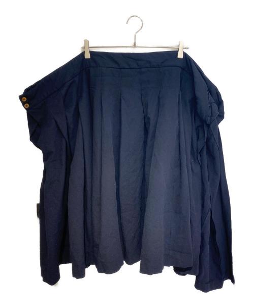 COMME des GARCONS（コムデギャルソン）COMME des GARCONS (コムデギャルソン) デザインスカート ネイビー サイズ:Mの古着・服飾アイテム