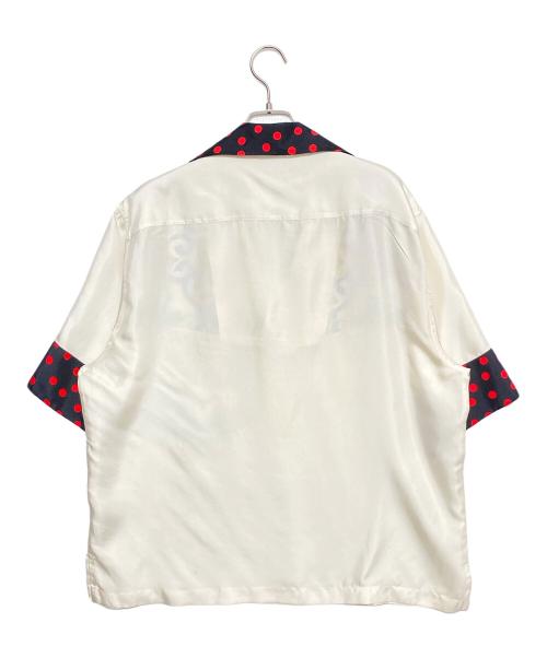 DOLCE & GABBANA（ドルチェ＆ガッバーナ）DOLCE & GABBANA (ドルチェ＆ガッバーナ) プルオーバーシルクシャツ アイボリー サイズ:40の古着・服飾アイテム