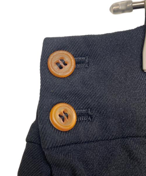 COMME des GARCONS（コムデギャルソン）COMME des GARCONS (コムデギャルソン) ポリ縮ラップスカート ブラック サイズ:Ｍの古着・服飾アイテム