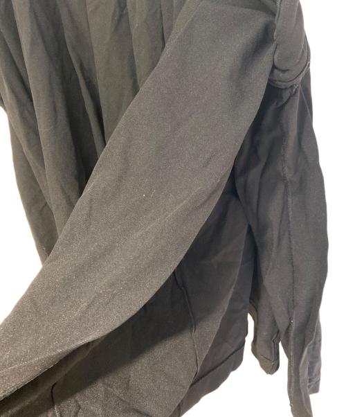 COMME des GARCONS（コムデギャルソン）COMME des GARCONS (コムデギャルソン) ポリ縮ラップスカート ブラック サイズ:Ｍの古着・服飾アイテム