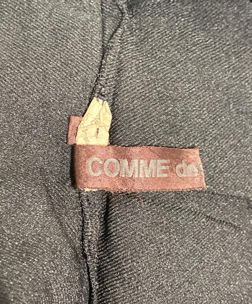 COMME des GARCONS（コムデギャルソン）COMME des GARCONS (コムデギャルソン) ポリ縮ラップスカート ブラック サイズ:Ｍの古着・服飾アイテム
