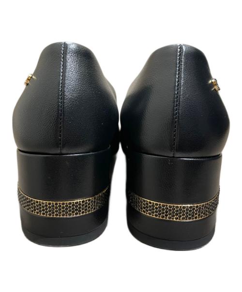 CHANEL（シャネル）CHANEL (シャネル) ココマークパンプス ブラック サイズ:37 1/2の古着・服飾アイテム