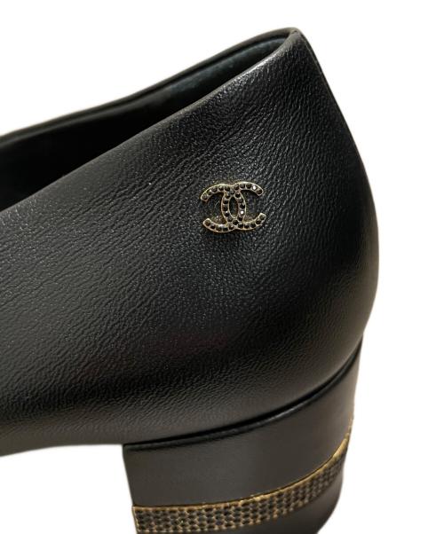 CHANEL（シャネル）CHANEL (シャネル) ココマークパンプス ブラック サイズ:37 1/2の古着・服飾アイテム