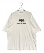 BALENCIAGAバレンシアガ）の古着「BBロゴTシャツ」｜ホワイト