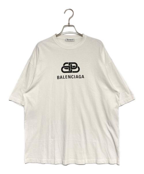 BALENCIAGA（バレンシアガ）BALENCIAGA (バレンシアガ) BBロゴTシャツ ホワイト サイズ:Sの古着・服飾アイテム