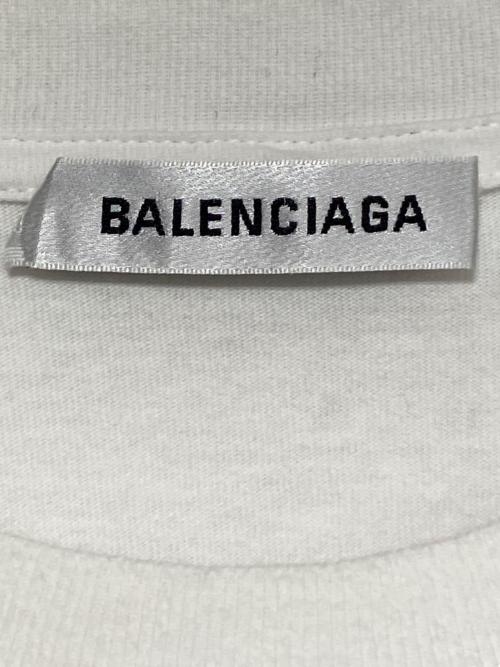 BALENCIAGA（バレンシアガ）BALENCIAGA (バレンシアガ) BBロゴTシャツ ホワイト サイズ:Sの古着・服飾アイテム