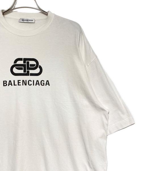 BALENCIAGA（バレンシアガ）BALENCIAGA (バレンシアガ) BBロゴTシャツ ホワイト サイズ:Sの古着・服飾アイテム