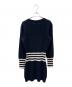 CHANEL (シャネル) ココマークカシミヤニットワンピース ネイビー サイズ:36：85000円