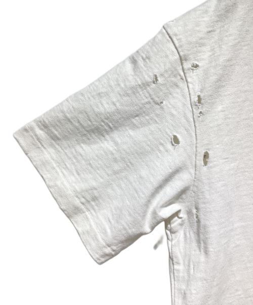 Dior（ディオール）Dior (ディオール) ダメージ加工Tシャツ ホワイト サイズ:Mの古着・服飾アイテム