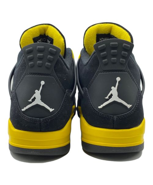 NIKE（ナイキ）NIKE (ナイキ) AIR JORDAN 4 RETRO イエロー×ブラック サイズ:26.5cm(US8.5)の古着・服飾アイテム