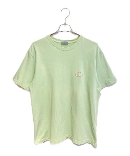 Dior（ディオール）Dior (ディオール) ロゴTシャツ 黄緑 サイズ:XLの古着・服飾アイテム