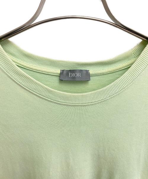 Dior（ディオール）Dior (ディオール) ロゴTシャツ 黄緑 サイズ:XLの古着・服飾アイテム