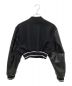 GIVENCHY (ジバンシィ) 24AW Givenchy Cropped Varsity With Leather Sleeves クロップド ボンバージャケット ブラック サイズ:38：140000円