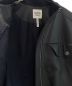 中古・古着 HERMES (エルメス) ディアスキンレザージャケット ブラック サイズ:38：300000円