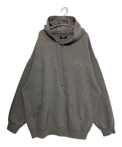 BALENCIAGA（バレンシアガ）BALENCIAGA (バレンシアガ) HOMEWEAR ヘザーグレー トップス フーディー グレー サイズ:3の古着・服飾アイテム