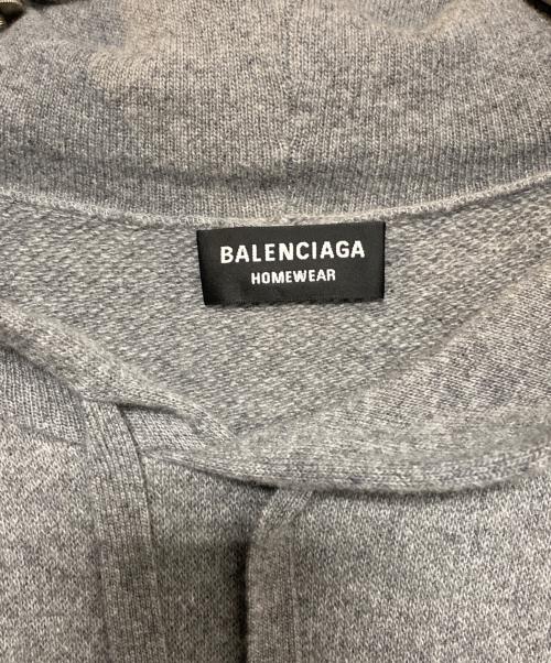 BALENCIAGA（バレンシアガ）BALENCIAGA (バレンシアガ) HOMEWEAR ヘザーグレー トップス フーディー グレー サイズ:3の古着・服飾アイテム