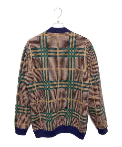 GUCCI（グッチ）GUCCI (グッチ) Gucci GG Reversible Wool Knit Cardigan GGニットリバーシブルカーディガン ネイビー×ブラウン サイズ:Sの古着・服飾アイテム