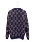 GUCCI (グッチ) Gucci GG Reversible Wool Knit Cardigan GGニットリバーシブルカーディガン ネイビー×ブラウン サイズ:S：100000円