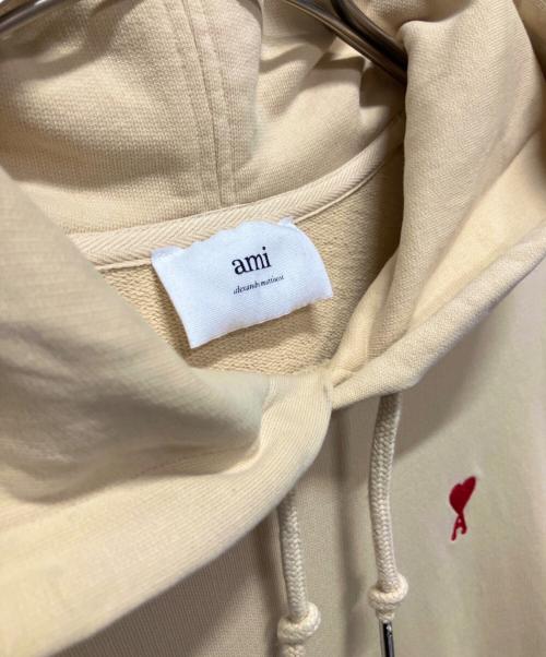 AMIPARIS（アミパリス）AMIPARIS (アミパリス) ハートロゴパーカー ベージュ サイズ:Mの古着・服飾アイテム