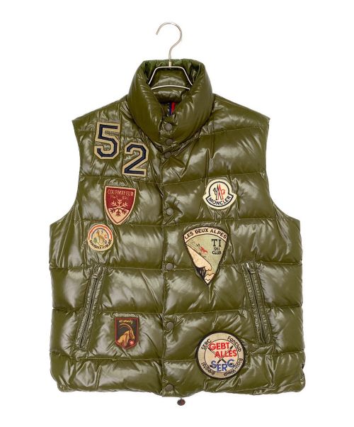MONCLER（モンクレール）MONCLER (モンクレール) TIBET SPECIAL/ダウンベスト オリーブ サイズ:3の古着・服飾アイテム