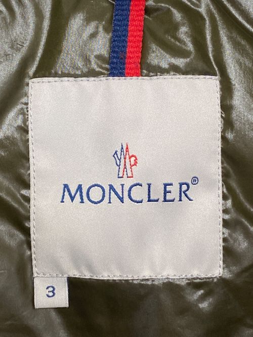 MONCLER（モンクレール）MONCLER (モンクレール) TIBET SPECIAL/ダウンベスト オリーブ サイズ:3の古着・服飾アイテム