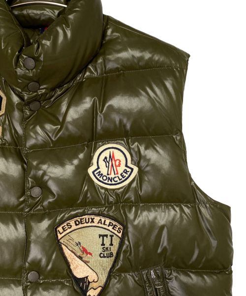 MONCLER（モンクレール）MONCLER (モンクレール) TIBET SPECIAL/ダウンベスト オリーブ サイズ:3の古着・服飾アイテム