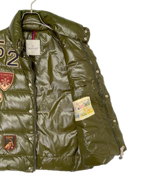 MONCLER（モンクレール）MONCLER (モンクレール) TIBET SPECIAL/ダウンベスト オリーブ サイズ:3の古着・服飾アイテム