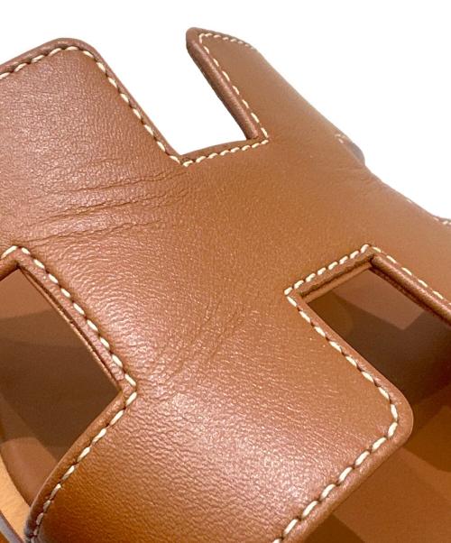 HERMES（エルメス）HERMES (エルメス) オランサンダル ブラウン サイズ:38の古着・服飾アイテム