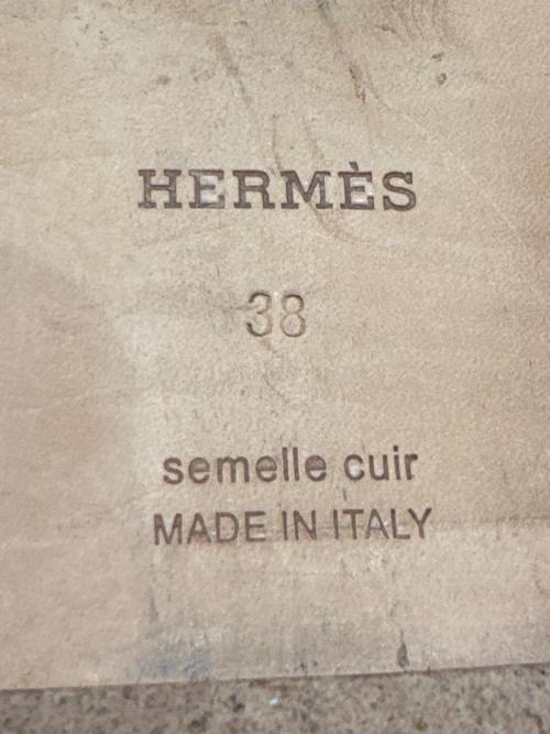 HERMES（エルメス）HERMES (エルメス) オランサンダル ブラウン サイズ:38の古着・服飾アイテム