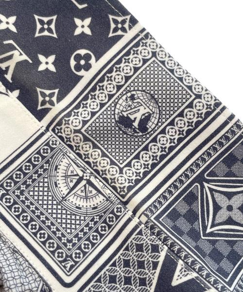 LOUIS VUITTON（ルイ ヴィトン）LOUIS VUITTON (ルイ ヴィトン) モノグラム トランプ シャツ ネイビー サイズ:Lの古着・服飾アイテム