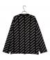 BALENCIAGA (バレンシアガ) オールオーバーロゴカーディガン ブラック サイズ:2：80000円