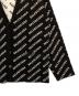 中古・古着 BALENCIAGA (バレンシアガ) オールオーバーロゴカーディガン ブラック サイズ:2：80000円