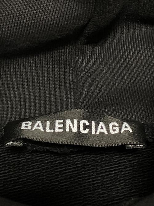 BALENCIAGA（バレンシアガ）BALENCIAGA (バレンシアガ) X-Rated Large Fit Hoodie ブラック サイズ:XXSの古着・服飾アイテム