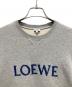 中古・古着 LOEWE (ロエベ) レギュラーフィット スウェットシャツ(コットン) グレー サイズ:S：55000円
