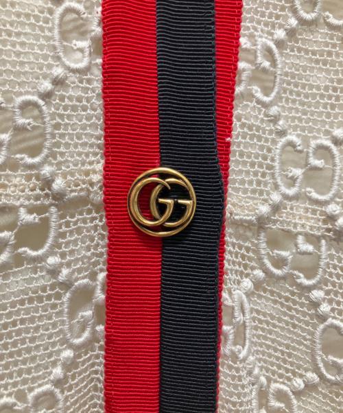 GUCCI（グッチ）GUCCI (グッチ) GGレースワンピース アイボリー サイズ:40の古着・服飾アイテム