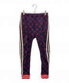 GUCCIグッチ）の古着「GGジャガード ジョギングパンツ/スウェットパンツ」｜ネイビー