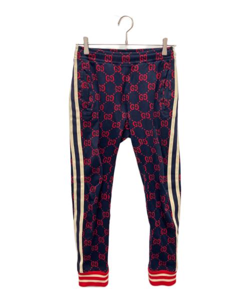 GUCCI（グッチ）GUCCI (グッチ) GGジャガード ジョギングパンツ/スウェットパンツ ネイビー サイズ:XSの古着・服飾アイテム
