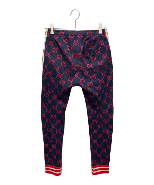 GUCCI（グッチ）GUCCI (グッチ) GGジャガード ジョギングパンツ/スウェットパンツ ネイビー サイズ:XSの古着・服飾アイテム