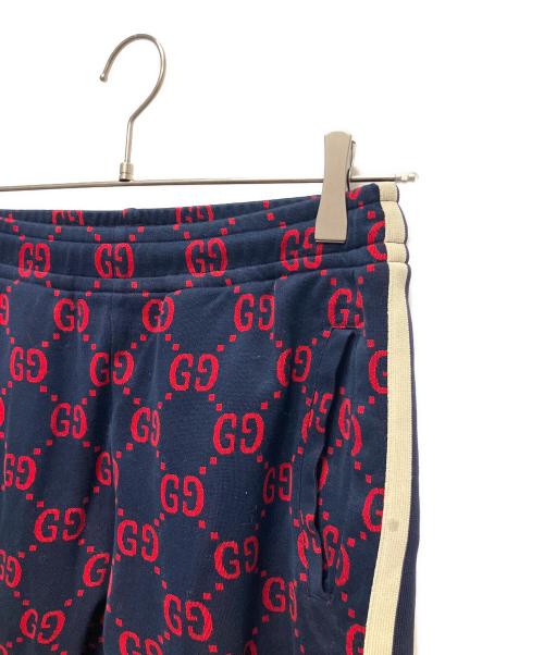 GUCCI（グッチ）GUCCI (グッチ) GGジャガード ジョギングパンツ/スウェットパンツ ネイビー サイズ:XSの古着・服飾アイテム