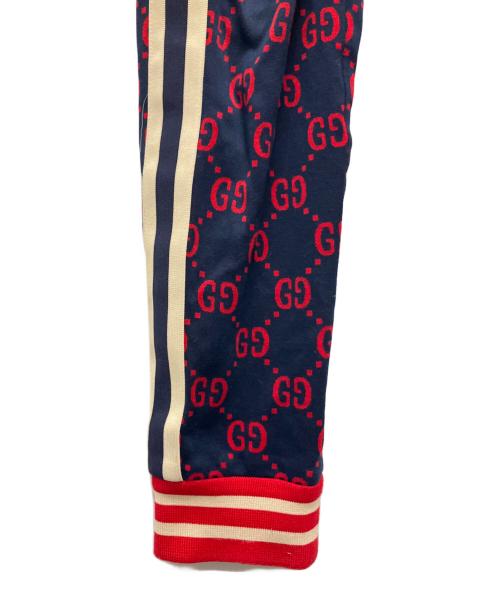 GUCCI（グッチ）GUCCI (グッチ) GGジャガード ジョギングパンツ/スウェットパンツ ネイビー サイズ:XSの古着・服飾アイテム