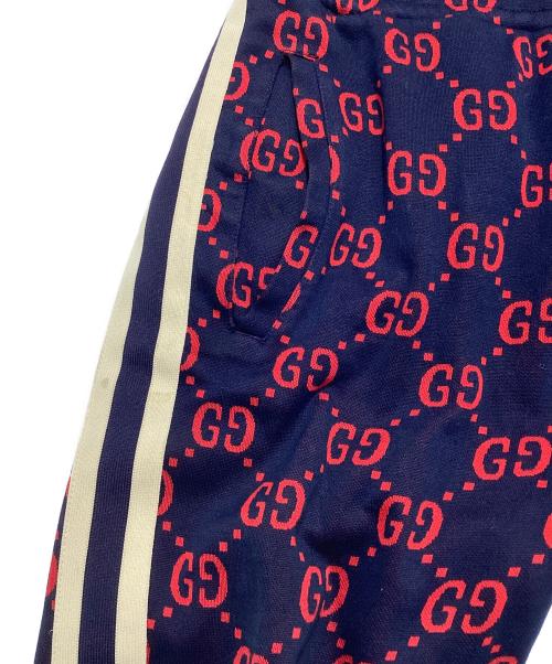 GUCCI（グッチ）GUCCI (グッチ) GGジャガード ジョギングパンツ/スウェットパンツ ネイビー サイズ:XSの古着・服飾アイテム