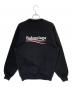 BALENCIAGA (バレンシアガ) キャンペーンロゴスウェット ブラック サイズ:XS：65000円