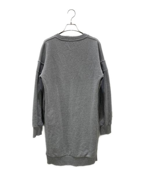 BURBERRY LONDON（バーバリーロンドン）BURBERRY LONDON (バーバリーロンドン) ロゴスウェットワンピース グレー サイズ:36の古着・服飾アイテム